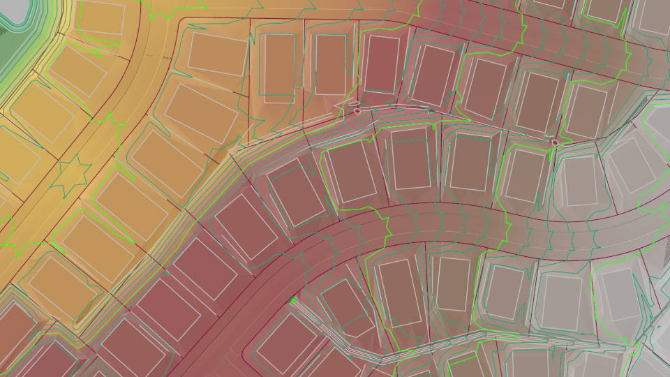 Compare your design file with your drone data