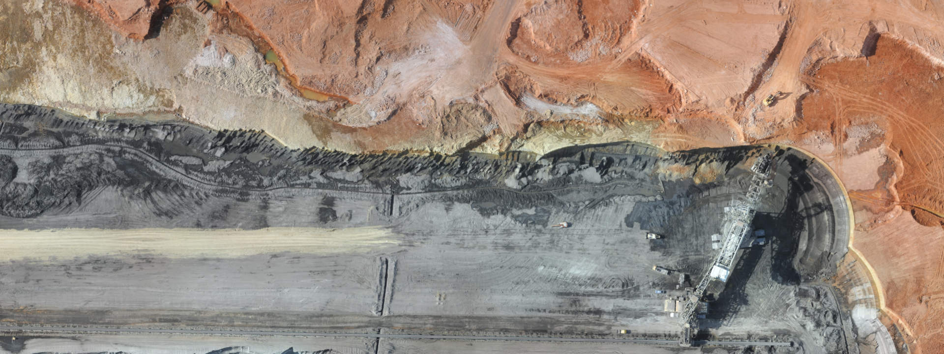 Excavation progress over Kardia mine