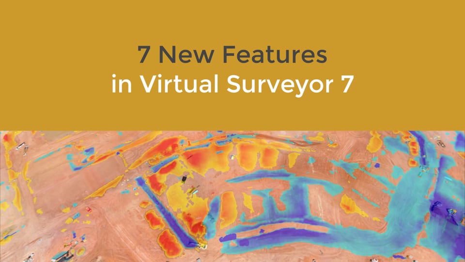 Cut/Fill map between 2 different drone surveys