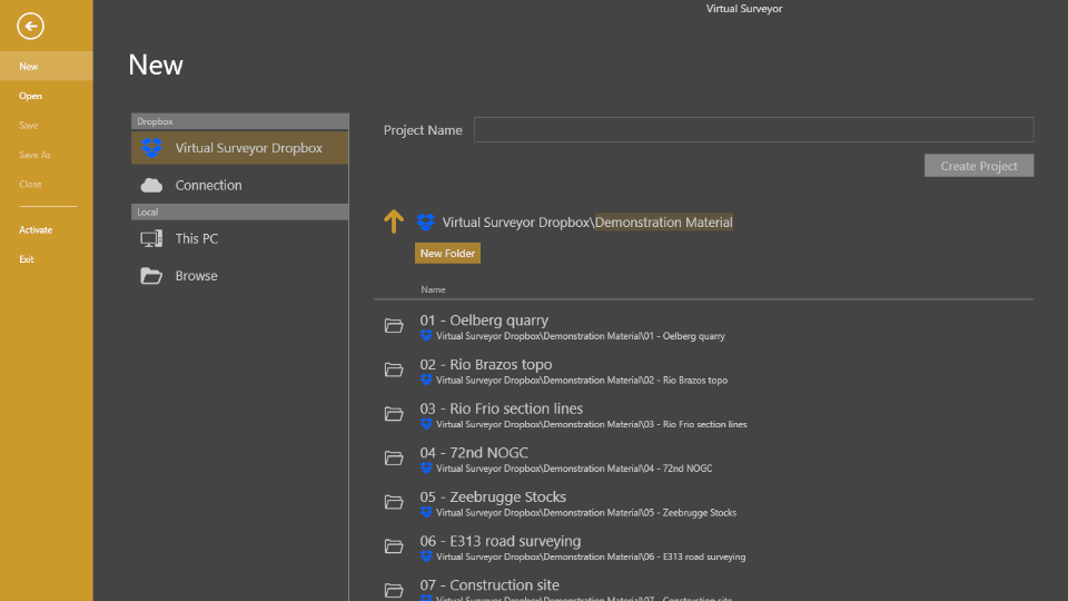 Breadcrumbs and make folder during file navigation