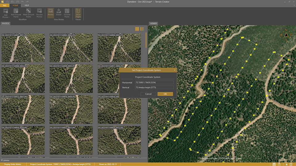 Dataset using a newly supported Vertical Reference System